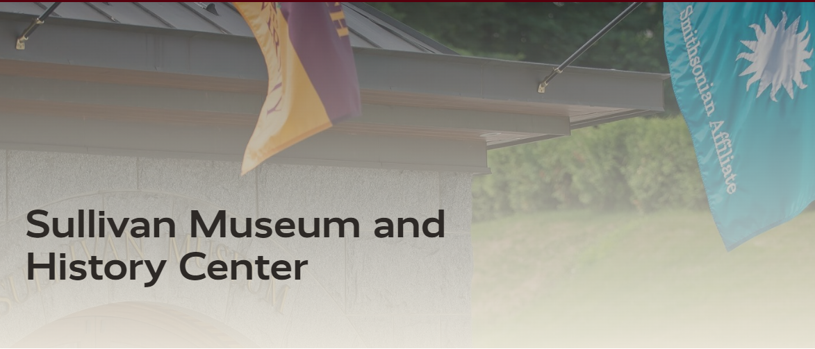 Sullivan Museum & HIstory Ctr. web site screen shot