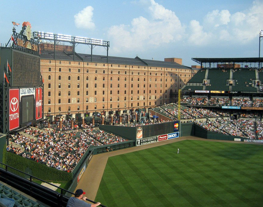 "Baltimore - Camden Yards" by wallyg is licensed under CC BY-NC-ND 2.0.