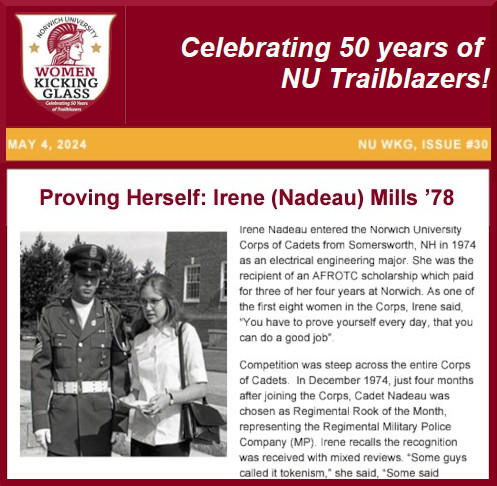 May 4, 2024 - Proving Herself: Irene (Nadeau) Mills ’78