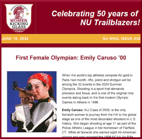 June 15 2024 - First Female Olympian: Emily Caruso '00