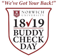 "We've Got Your Back!" Norwich Univ. 18-19 Buddy Check Day