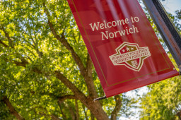 Scenic Campus Image - Welcome to Norwich banner