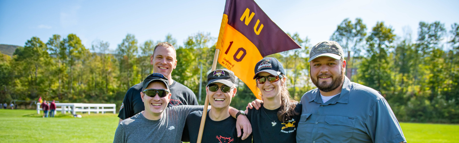 Group NU '10 Alumni Dog River Run participants