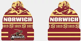 drill team beanie hat (front/back)
