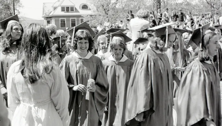 Vermont College graduation 1974
