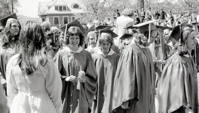 Vermont College graduation 1974
