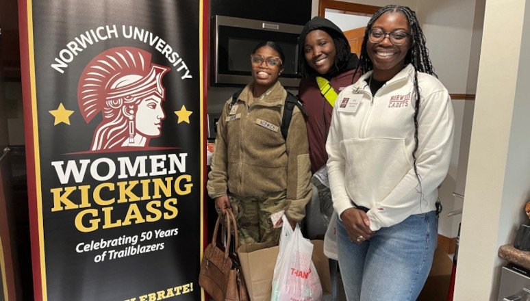 Cadets & Students at 2023 Dressing for Success