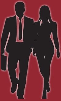 Dressing for Success graphic of couple