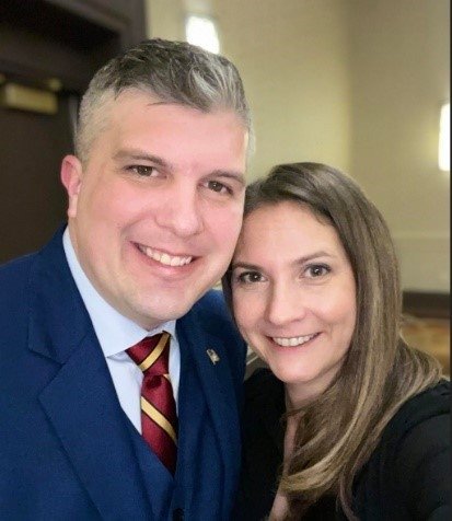 Joshua Paille '11 (l), Ashley Paille (r)